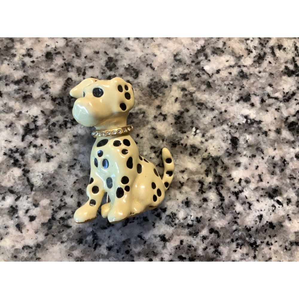 monet vintage Dalmatian dog pin